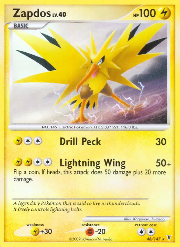 Zapdos Rare rarity Supreme Victors Pokémon card price — $3.13
