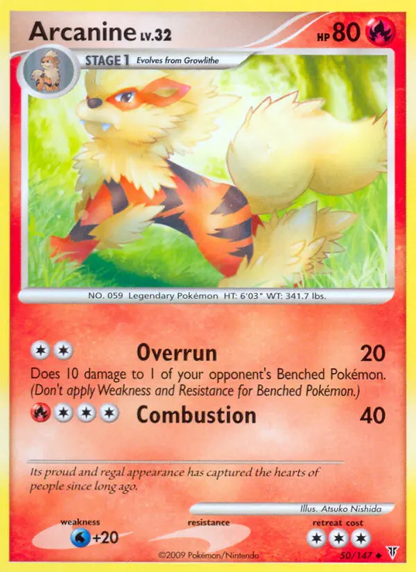 Arcanine Uncommon rarity Supreme Victors Pokémon card price — $3.22