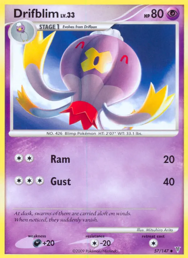 Drifblim Uncommon rarity Supreme Victors Pokémon card price — $4.50