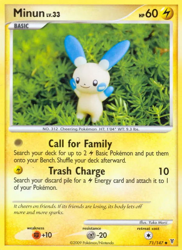 Minun Uncommon rarity Supreme Victors Pokémon card price — $4.15