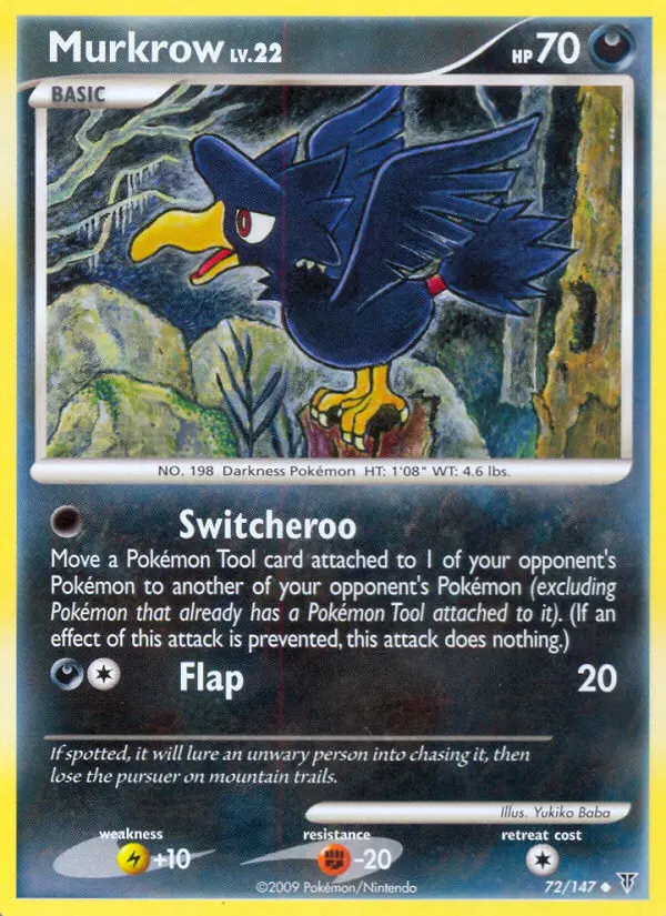 Murkrow Uncommon rarity Supreme Victors Pokémon card price — $0.44