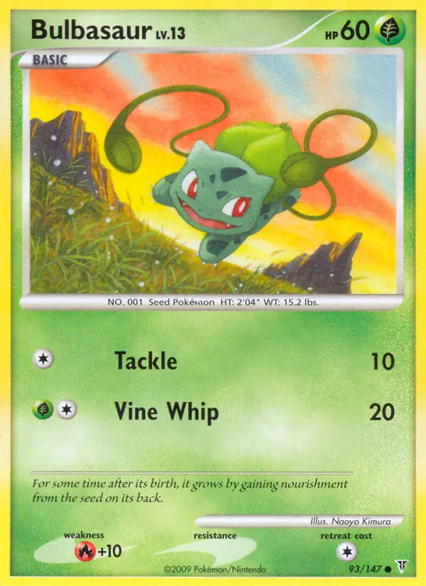 Bulbasaur Common rarity Supreme Victors Pokémon card price — $0.65