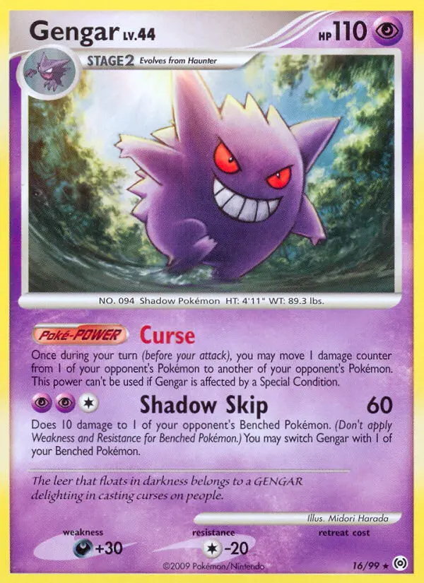 Gengar Rare rarity Arceus Pokémon card price — $182.65