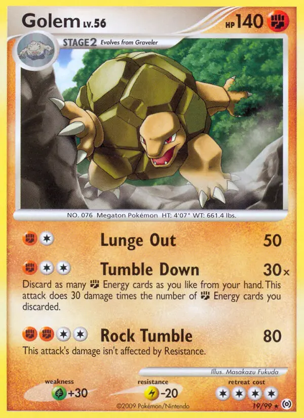 Golem Rare rarity Arceus Pokémon card price — $6.70