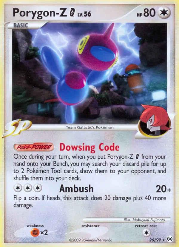 Porygon-Z Rare rarity Arceus Pokémon card price — $8.07
