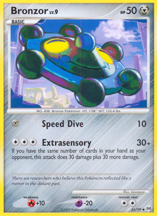 Bronzor Uncommon rarity Arceus Pokémon card price — $1.31