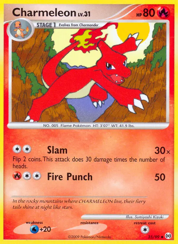 Charmeleon Uncommon rarity Arceus Pokémon card price — $14.24