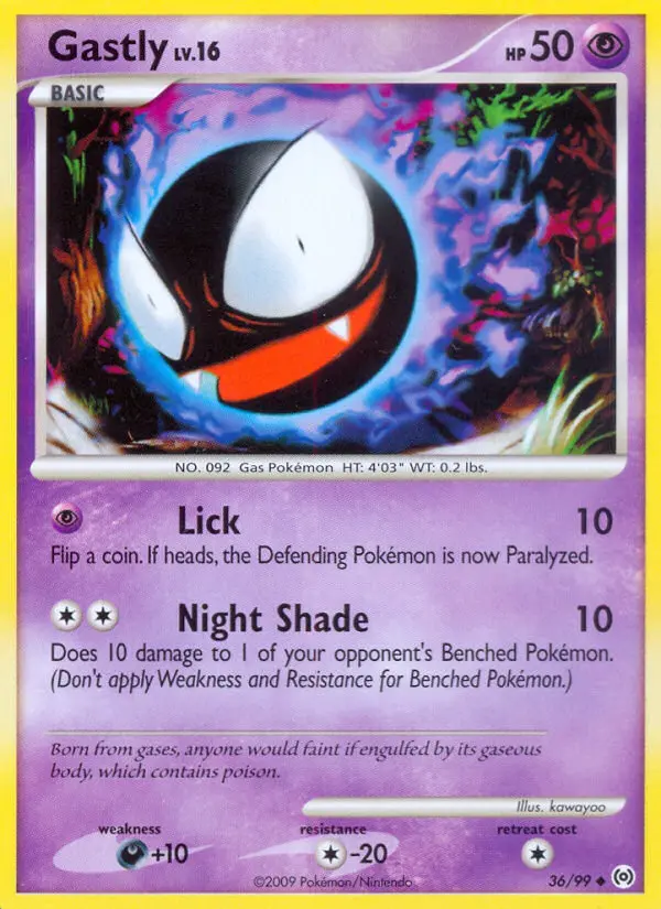 Gastly Uncommon rarity Arceus Pokémon card price — $11.24