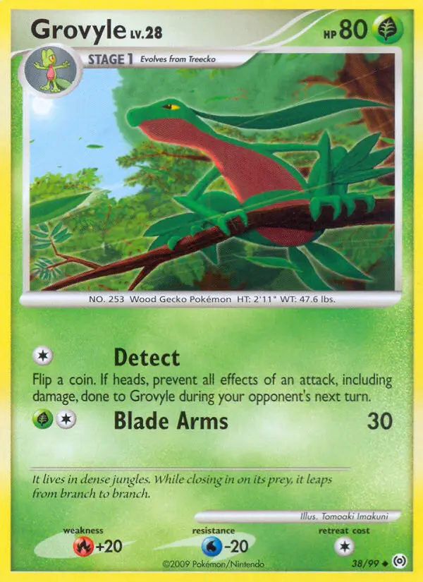 Grovyle Uncommon rarity Arceus Pokémon card price — $3.26