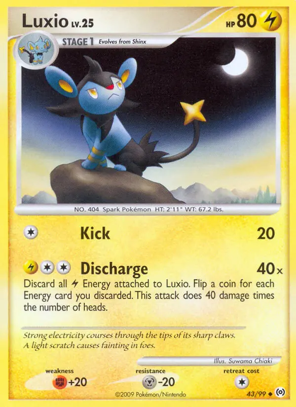 Luxio Uncommon rarity Arceus Pokémon card price — $1.36