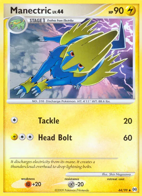 Manectric Uncommon rarity Arceus Pokémon card price — $1.92