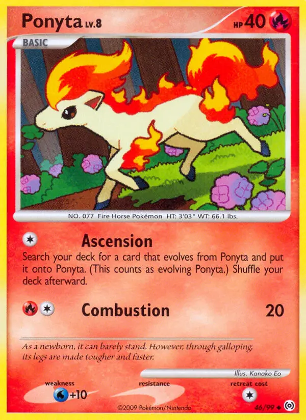 Ponyta Uncommon rarity Arceus Pokémon card price — $17.89
