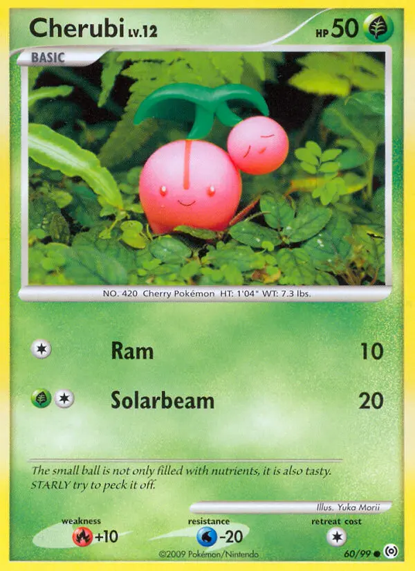 Cherubi Common rarity Arceus Pokémon card price — $14.18