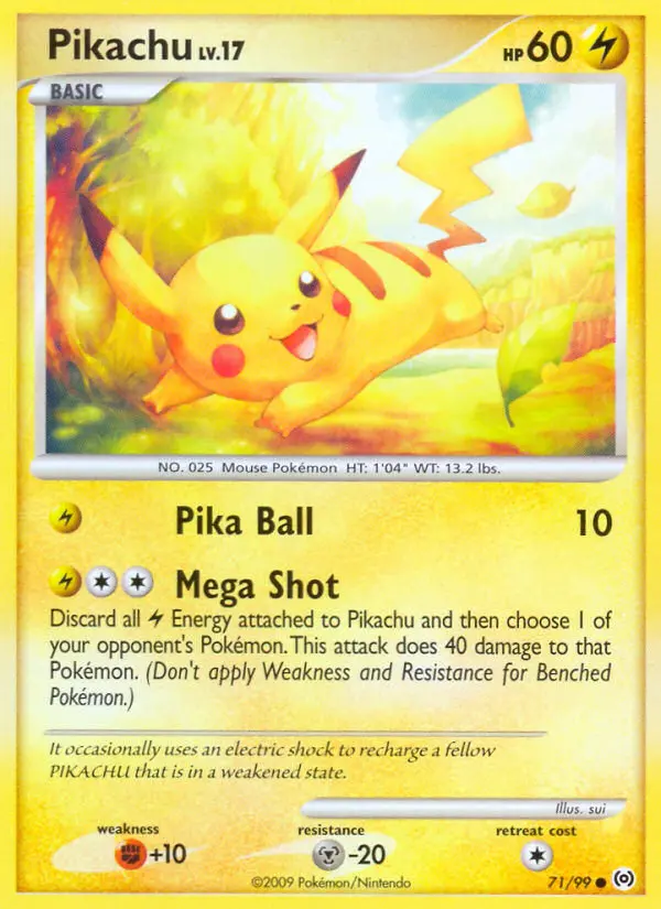 Pikachu Common rarity Arceus Pokémon card price — $35.00