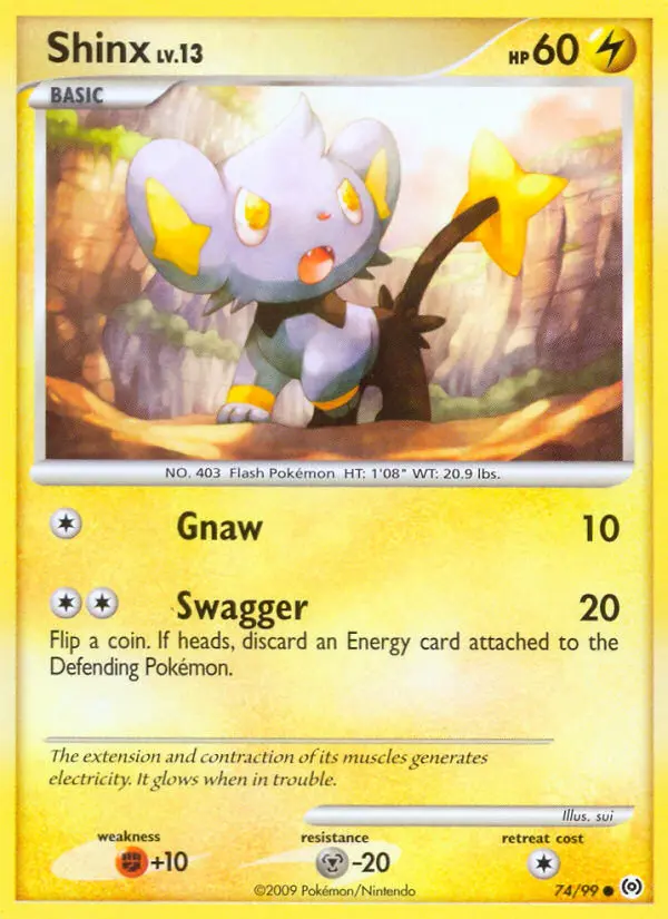 Shinx Common rarity Arceus Pokémon card price — $5.66