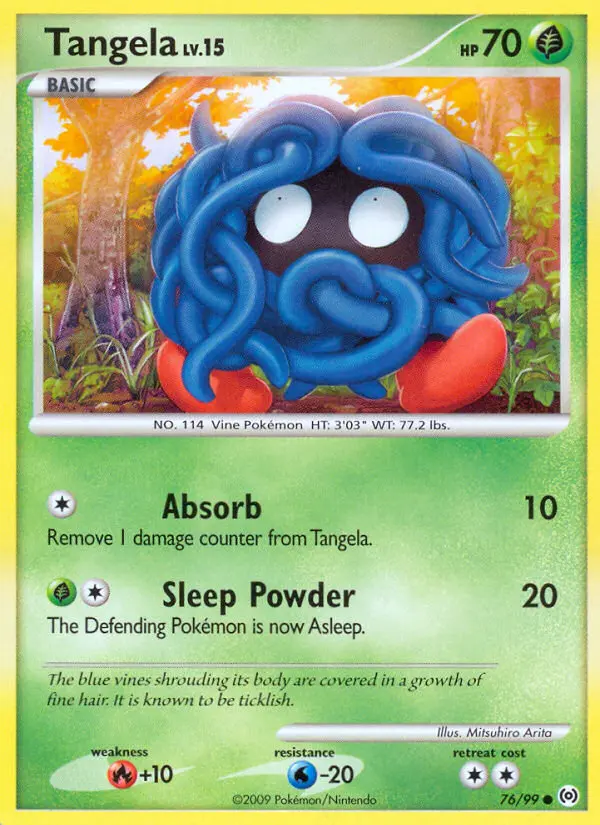 Tangela Common rarity Arceus Pokémon card price — $4.99