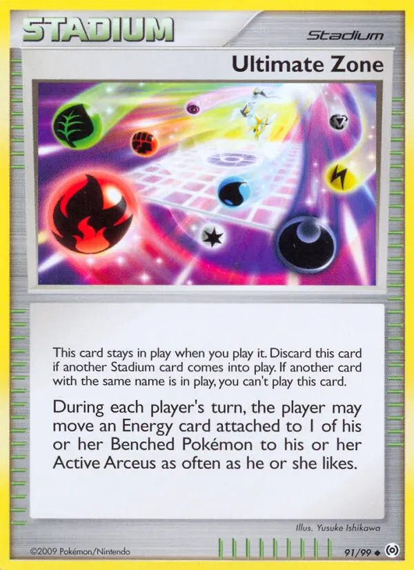 Ultimate Zone Uncommon rarity Arceus Pokémon card price — $2.48