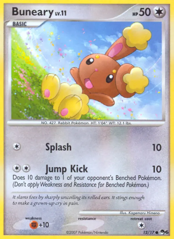 Buneary Common rarity POP Series 6 Pokémon card price — $36.99