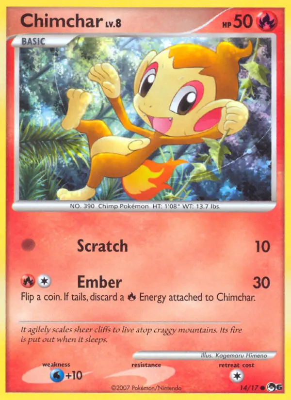 Chimchar Common rarity POP Series 6 Pokémon card price — $7.76