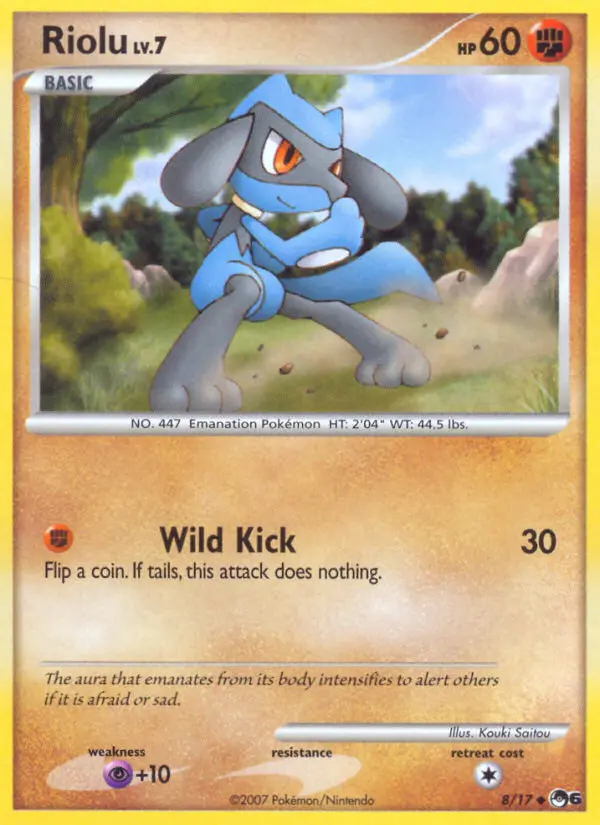 Riolu Uncommon rarity POP Series 6 Pokémon card price — $30.72