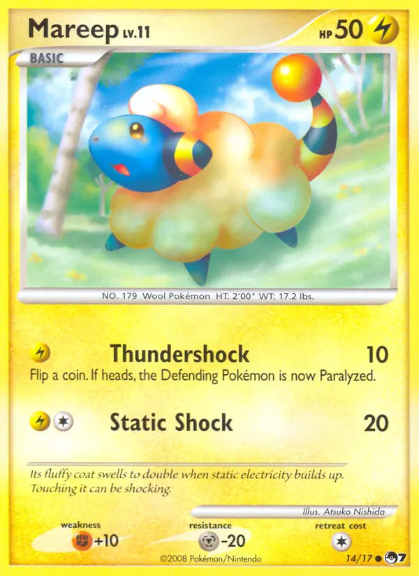 Mareep Common rarity POP Series 7 Pokémon card price — $5.18