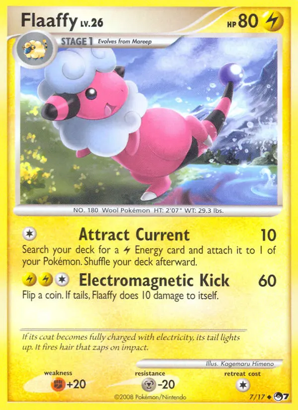 Flaaffy Uncommon rarity POP Series 7 Pokémon card price — $28.33