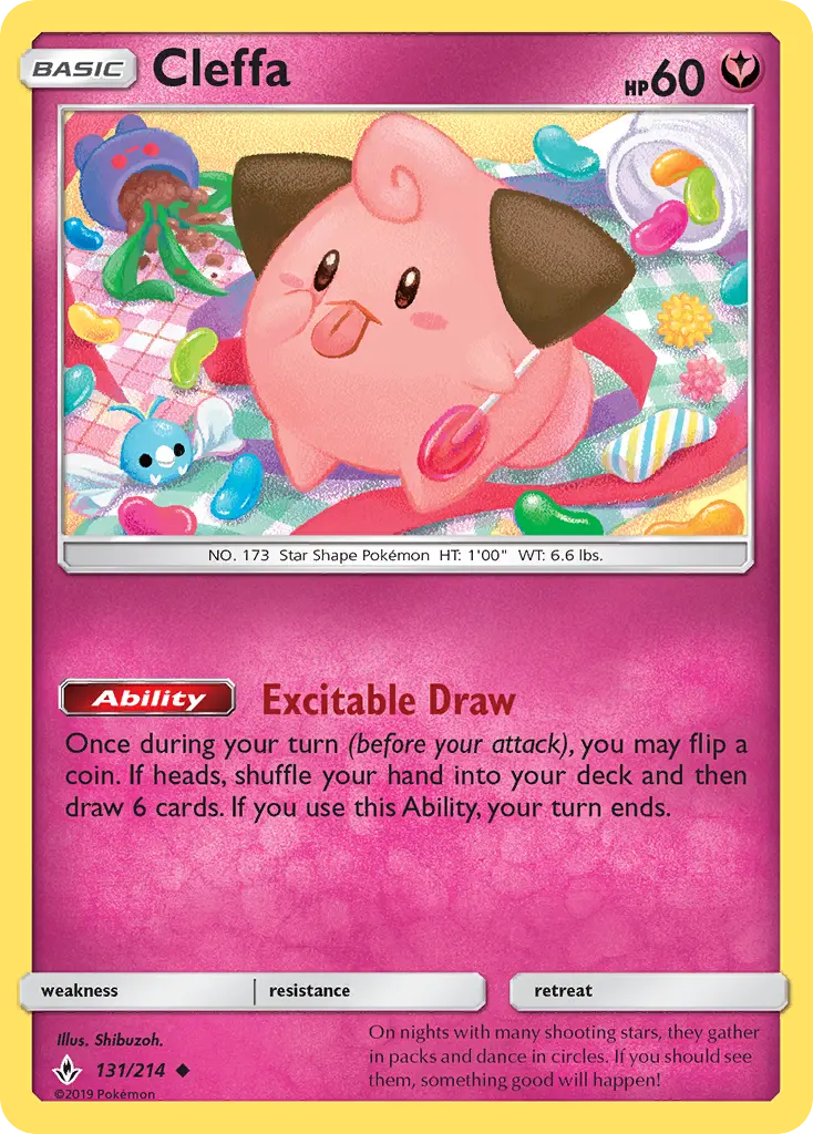 Cleffa Uncommon rarity Unbroken Bonds Pokémon card price — $30.00