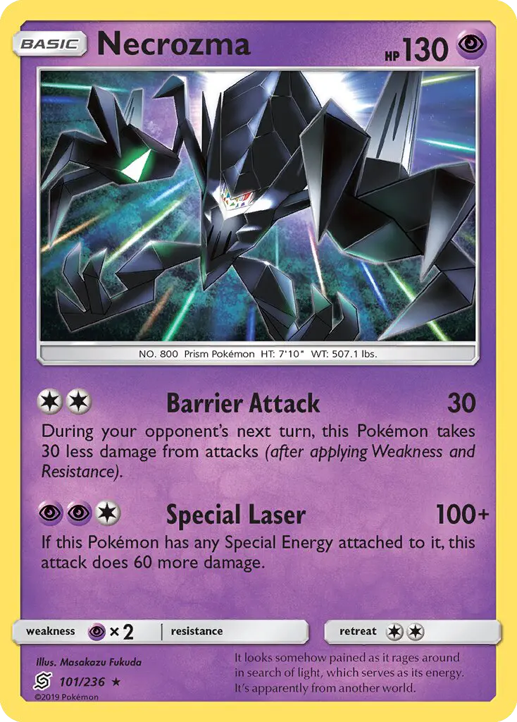 Necrozma Rare rarity Unified Minds Pokémon card price — $3.39