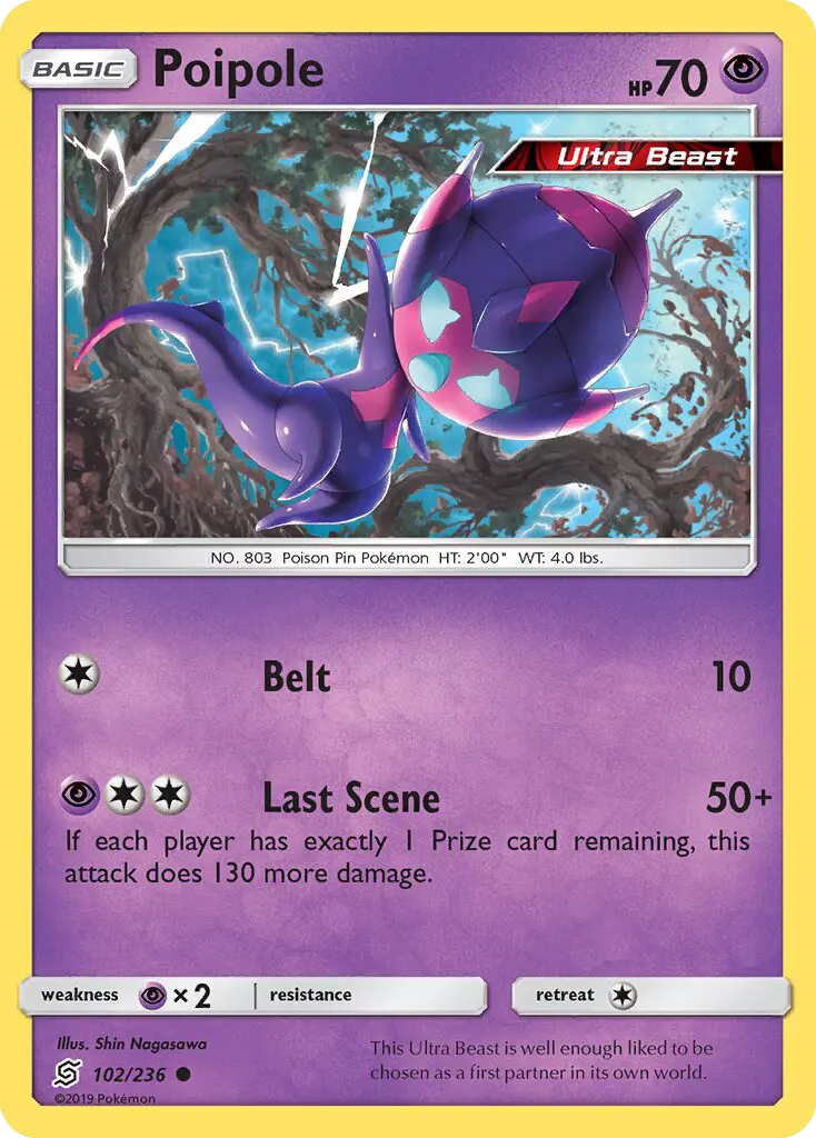 Poipole Common rarity Unified Minds Pokémon card price — $0.62