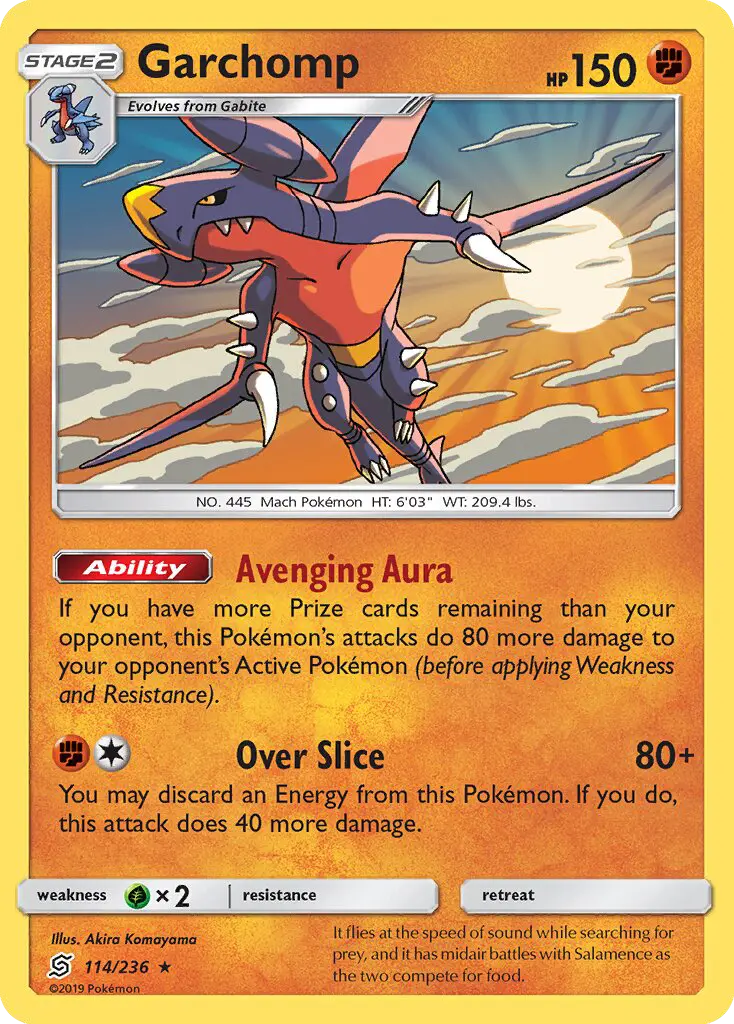 Garchomp Rare rarity Unified Minds Pokémon card price — $3.86