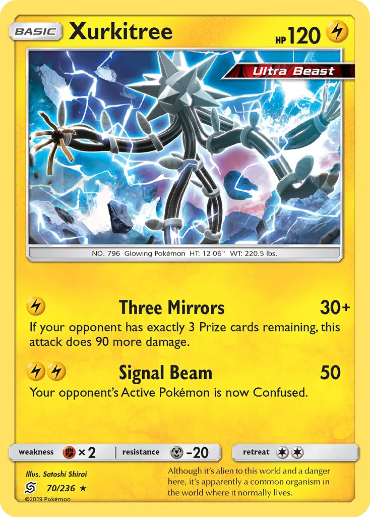 Xurkitree Rare rarity Unified Minds Pokémon card price — $2.49