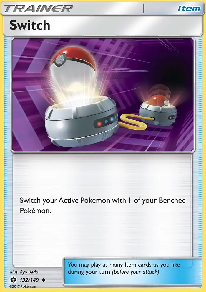Switch Uncommon rarity Sun & Moon Pokémon card price — $0.21