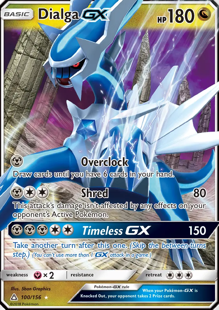 Dialga GX Ultra Rare rarity Ultra Prism Pokémon card price — $10.71
