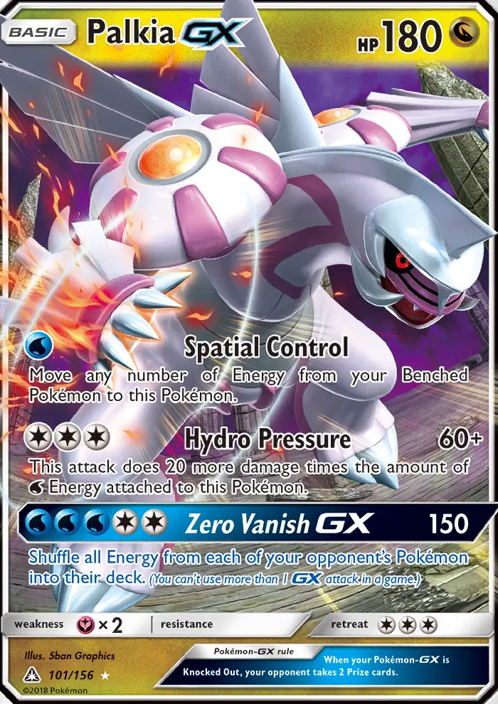 Palkia GX Ultra Rare rarity Ultra Prism Pokémon card price — $5.97