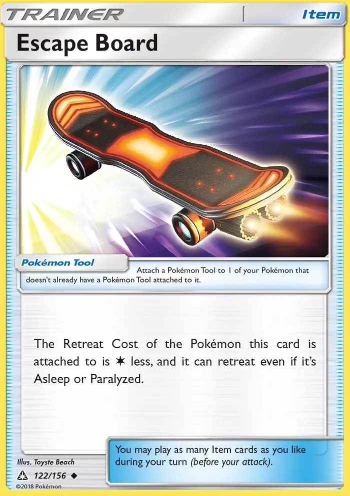 Escape Board Uncommon rarity Ultra Prism Pokémon card price — $0.57