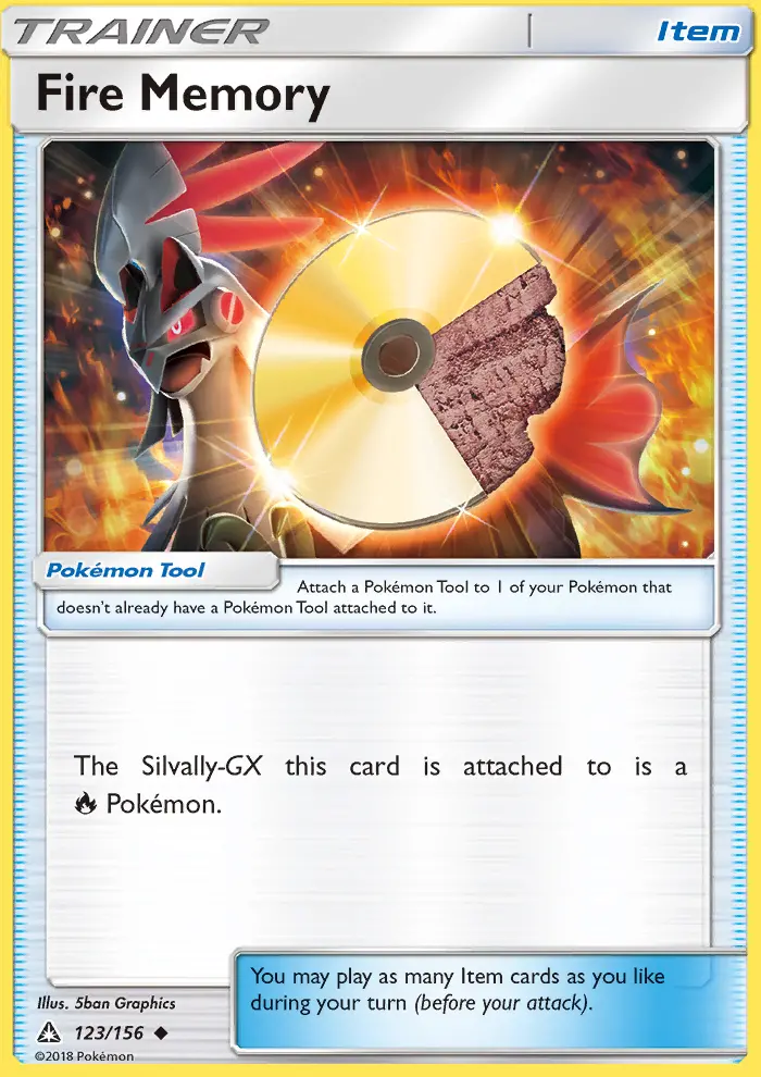 Fire Memory Uncommon rarity Ultra Prism Pokémon card price — $0.35