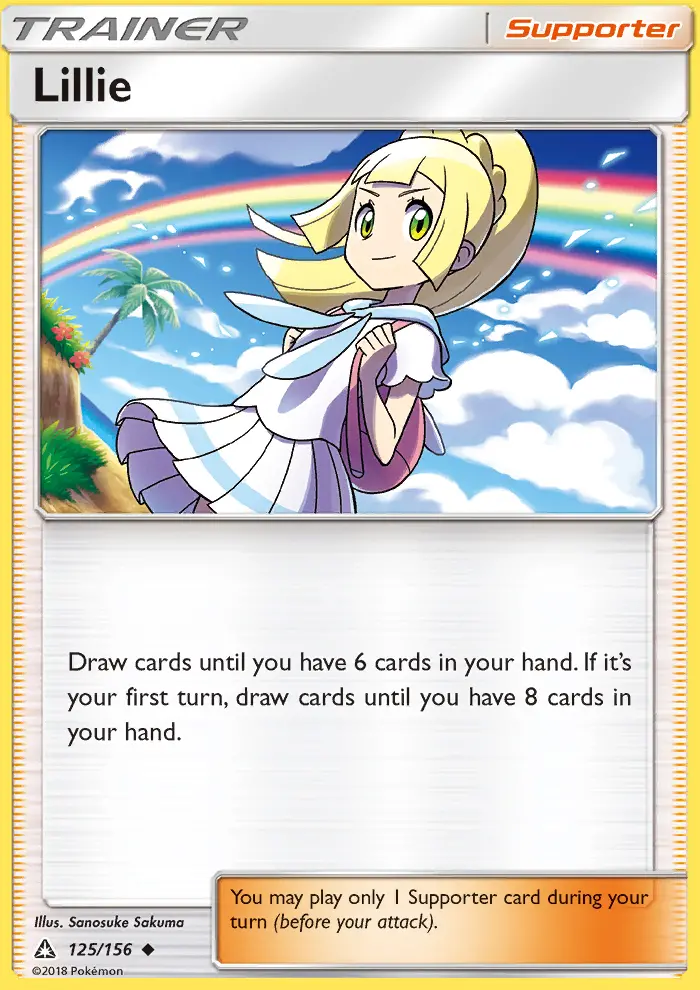 Lillie Uncommon rarity Ultra Prism Pokémon card price — $4.40