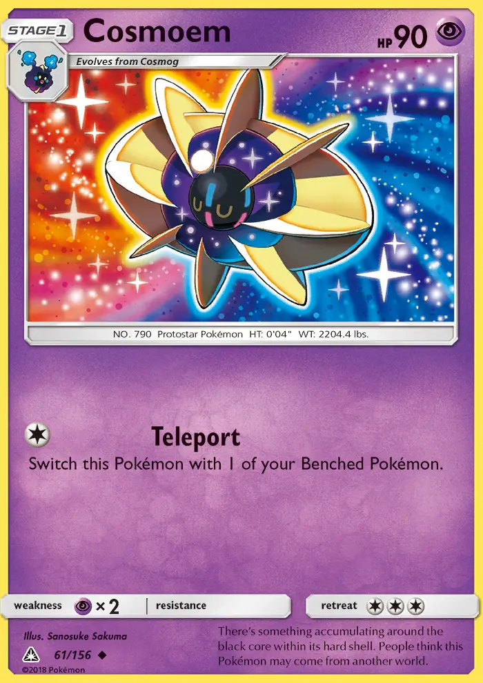 Cosmoem Uncommon rarity Ultra Prism Pokémon card price — $0.59
